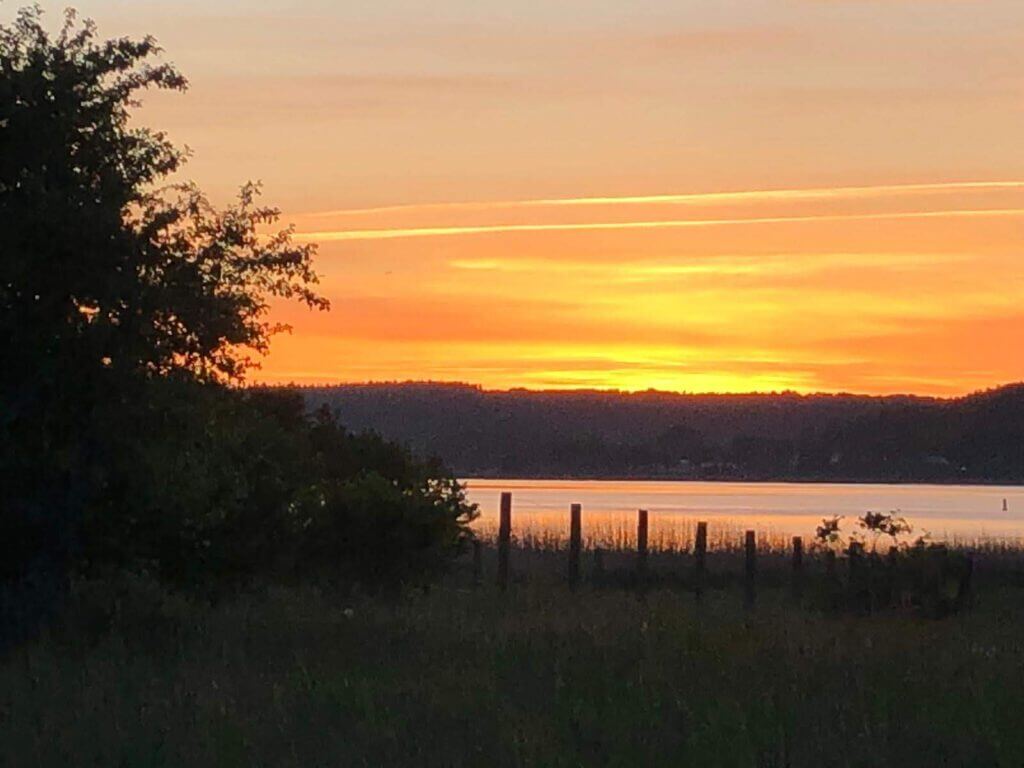 Ferienwohnung Baabe Sonnenuntergang Sonnenuntergang Ferienwohnung Baabe